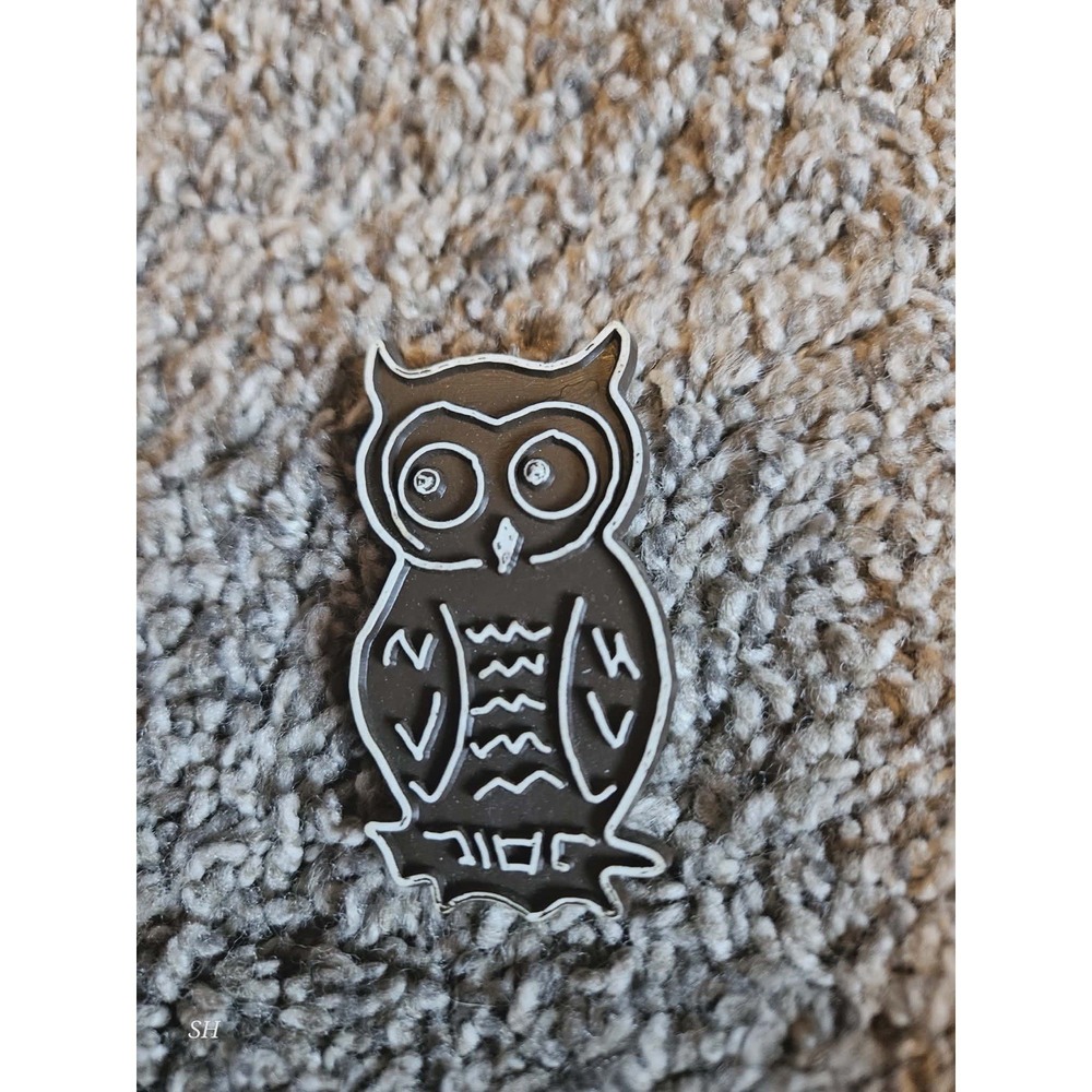Vintage Owl Fridge Magnet Brown Woodland Owl Kitchen Magnet Cute Animal Decor